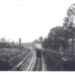 El ferrocarril Vasco Navarro en pleno funcionamiento (1930 aprox). Photo-Araba. 