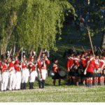 Representación de la Batalla de Vitoria en las campas de Armentia. Foto cedidas por Justo Bobadilla.